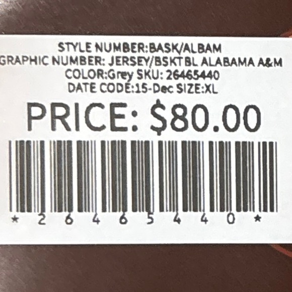 Tones of Melanin Alabama A&M Bulldogs Grey Basketball Jersey - Picture 14 of 16